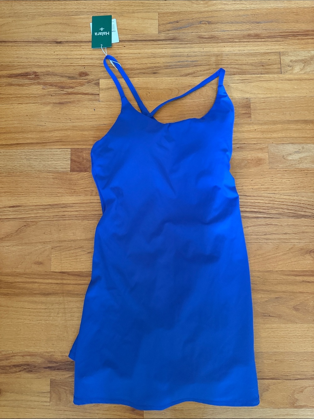 Halara Women's Cobalt Blue Double-Strap Tank dress